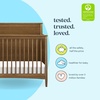 image:imageDavinci Frem 4in1 Convertible Baby Crib GREENGUARD Certified Walnut  Converts to Toddler Bed amp Daybed amp FullSize Bed  4 Adjustable Mattress Heights  Conversion Kit Sold Separately