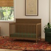 image:imageDavinci Frem 4in1 Convertible Baby Crib GREENGUARD Certified Walnut  Converts to Toddler Bed amp Daybed amp FullSize Bed  4 Adjustable Mattress Heights  Conversion Kit Sold Separately