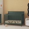 image:imageDavinci Frem 4in1 Convertible Crib GREENGUARD Certified Forest Green  Converts to Toddler Bed Daybed amp FullSize Bed  4 Adjustable Mattress Heights  Conversion Kits Sold Separately