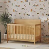 image:imageDavinci Frem 4in1 Convertible Crib GREENGUARD Certified Honey  Converts to Toddler Bed Daybed amp FullSize Bed  4 Adjustable Mattress Heights  Conversion Kits Sold Separately