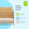 image:imageDavinci Frem 4in1 Convertible Crib GREENGUARD Certified Honey  Converts to Toddler Bed Daybed amp FullSize Bed  4 Adjustable Mattress Heights  Conversion Kits Sold Separately