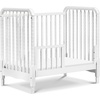 image:imageDavinci Jenny Lind 3in1 Convertible Mini Crib in White Removable Wheels Greenguard Gold Certified  GREENGUARD Certified Mini Crib w Removable Wheels Converts to Toddler Bed amp Daybed w 4 Adjustable Mattress Heights