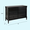 image:imageDavinci Jenny Lind Spindle 6Drawer Dresser in EbonyEbony
