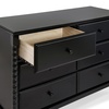 image:imageDavinci Jenny Lind Spindle 6Drawer Dresser in EbonyEbony