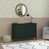 image:imageDavinci Jenny Lind Spindle 6Drawer Dresser in EbonyForest Green