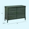 image:imageDavinci Jenny Lind Spindle 6Drawer Dresser in EbonyForest Green