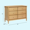 image:imageDavinci Jenny Lind Spindle 6Drawer Dresser in EbonyHoney