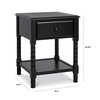image:imageDavinci Jenny Lind Spindle Nightstand in EbonyEbony