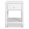 image:imageDavinci Jenny Lind Spindle Nightstand in EbonyWhite