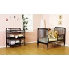 image:imageDavinci Jenny Lind Toddler Bed Conversion Kit M3199 in Blush PinkEbony