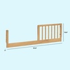 image:imageDavinci Jenny Lind Toddler Bed Conversion Kit M3199 in Blush PinkHoney