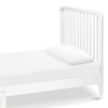 image:imageDavinci Jenny Lind TwinBed with Wood Spindle Posts in EbonyMattress Support Slats IncludedWhite