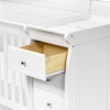 image:imageDavinci Kalani 4in1 Convertible Crib amp Changer Combo Gray  GREENGUARD Gold Certified Converts to Toddler Bed Daybed amp FullSize Bed 4 Adjustable Mattress Heights Easy to AssembleWhite