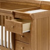image:imageDavinci Kalani 4in1 Convertible Crib amp Changer Combo Gray  GREENGUARD Gold Certified Converts to Toddler Bed Daybed amp FullSize Bed 4 Adjustable Mattress Heights Easy to AssembleChestnut