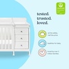 image:imageDavinci Kalani 4in1 Convertible Crib amp Changer Combo Gray  GREENGUARD Gold Certified Converts to Toddler Bed Daybed amp FullSize Bed 4 Adjustable Mattress Heights Easy to AssembleWhite