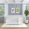 image:imageDavinci Kalani 4in1 Convertible Crib amp Changer Combo Gray  GREENGUARD Gold Certified Converts to Toddler Bed Daybed amp FullSize Bed 4 Adjustable Mattress Heights Easy to AssembleWhite
