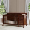image:imageDavinci Kalani 4in1 Convertible Crib amp Changer Combo Gray  GREENGUARD Gold Certified Converts to Toddler Bed Daybed amp FullSize Bed 4 Adjustable Mattress Heights Easy to AssembleEspresso