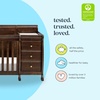 image:imageDavinci Kalani 4in1 Convertible Crib amp Changer Combo Gray  GREENGUARD Gold Certified Converts to Toddler Bed Daybed amp FullSize Bed 4 Adjustable Mattress Heights Easy to AssembleEspresso