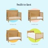 image:imageDavinci Margot 4in1 Convertible Crib in Honey GREENGUARD Gold Certified