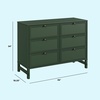 image:imageDavinci Margot 6Drawer Dresser in Forest Green GREENGUARD Gold CertifiedForest Green