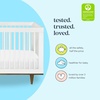image:imageDavinci Marley 3in1 Convertible Baby Crib Walnut  GREENGUARD Gold Certified FSC Certified Converts to Toddler Bed amp Daybed 4 Adjustable Mattress Heights  Easy AssemblyWhite and Walnut