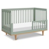 image:imageDavinci Marley 3in1 Convertible Baby Crib Walnut  GREENGUARD Gold Certified FSC Certified Converts to Toddler Bed amp Daybed 4 Adjustable Mattress Heights  Easy AssemblyLight Sage and Honey