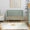 image:imageDavinci Marley 3in1 Convertible Baby Crib Walnut  GREENGUARD Gold Certified FSC Certified Converts to Toddler Bed amp Daybed 4 Adjustable Mattress Heights  Easy AssemblyLight Sage and Honey