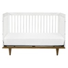 image:imageDavinci Marley 3in1 Convertible Baby Crib Walnut  GREENGUARD Gold Certified FSC Certified Converts to Toddler Bed amp Daybed 4 Adjustable Mattress Heights  Easy AssemblyWhite and Walnut