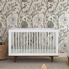 image:imageDavinci Marley 3in1 Convertible Baby Crib Walnut  GREENGUARD Gold Certified FSC Certified Converts to Toddler Bed amp Daybed 4 Adjustable Mattress Heights  Easy AssemblyWhite and Walnut