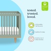 image:imageDavinci Marley 3in1 Convertible Baby Crib Walnut  GREENGUARD Gold Certified FSC Certified Converts to Toddler Bed amp Daybed 4 Adjustable Mattress Heights  Easy AssemblyLight Sage and Honey