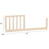 image:imageDavinci Mini Toddler Bed Conversion Kit M20399 in Washed NaturalWashed Natural