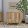 image:imageDavinci Otto 3in1 Convertible Mini Baby Crib w 4 Mattress  Honey  GREENGUARD Gold Certified Mini Crib Convertible to Toddler Bed amp Daybed  Easy to Assemble  4 Adjustable Mattress HeightsHoney