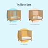 image:imageDavinci Otto 3in1 Convertible Mini Baby Crib w 4 Mattress  Honey  GREENGUARD Gold Certified Mini Crib Convertible to Toddler Bed amp Daybed  Easy to Assemble  4 Adjustable Mattress HeightsHoney