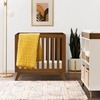 image:imageDavinci Otto 3in1 Convertible Mini Baby Crib w 4 Mattress  Honey  GREENGUARD Gold Certified Mini Crib Convertible to Toddler Bed amp Daybed  Easy to Assemble  4 Adjustable Mattress HeightsWalnut