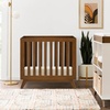 image:imageDavinci Otto 3in1 Convertible Mini Baby Crib w 4 Mattress  Honey  GREENGUARD Gold Certified Mini Crib Convertible to Toddler Bed amp Daybed  Easy to Assemble  4 Adjustable Mattress HeightsWalnut