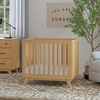 image:imageDavinci Otto 3in1 Convertible Mini Baby Crib w 4 Mattress  Honey  GREENGUARD Gold Certified Mini Crib Convertible to Toddler Bed amp Daybed  Easy to Assemble  4 Adjustable Mattress HeightsHoney