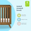 image:imageDavinci Otto 3in1 Convertible Mini Baby Crib w 4 Mattress  Honey  GREENGUARD Gold Certified Mini Crib Convertible to Toddler Bed amp Daybed  Easy to Assemble  4 Adjustable Mattress HeightsWalnut