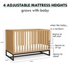 image:imageDavinci Ryder 3in1 Convertible Crib in Honey Greenguard Gold CertifiedHoney