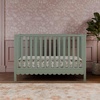 image:imageDavinci Sammy Scallop 4in1 Convertible Baby Crib Powder Blue  GREENGUARD Gold Certified Converts to Toddler Bed amp Daybed amp FullSize Bed 4 Adjustable Mattress Heights  Easy to AssembleLight Sage