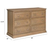 image:imageDavinci Signature 6Drawer Double Dresser in HazelnutHazelnut