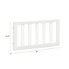 image:imageDavinci Toddler Bed Conversion Kit M12599 in Forest GreenHeirloom White