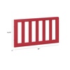 image:imageDavinci Toddler Bed Conversion Kit M12599 in Forest GreenStrawberry Red