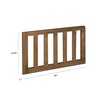 image:imageDavinci Toddler Bed Conversion Kit M12599 in Forest GreenWalnut