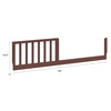 image:imageDavinci Toddler Bed Conversion Kit M3899 in Forest GreenCrimson