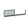 image:imageDavinci Toddler Bed Conversion Kit M3899 in Forest GreenGrey