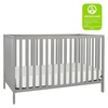 image:imageDavinci Union 4in1 Convertible Crib in Grey Greenguard Gold Certified  Crib Convertible to Toddler Bed Daybed amp FullSize Bed  4 Adjustable Mattress Heights  Conversion Kits Sold SeparatelyGrey
