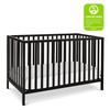 image:imageDavinci Union 4in1 Convertible Crib in Grey Greenguard Gold Certified  Crib Convertible to Toddler Bed Daybed amp FullSize Bed  4 Adjustable Mattress Heights  Conversion Kits Sold SeparatelyEbony