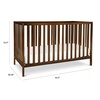 image:imageDavinci Union 4in1 Convertible Crib in Grey Greenguard Gold Certified  Crib Convertible to Toddler Bed Daybed amp FullSize Bed  4 Adjustable Mattress Heights  Conversion Kits Sold SeparatelyEspresso