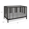 image:imageDavinci Union 4in1 Convertible Crib in Grey Greenguard Gold Certified  Crib Convertible to Toddler Bed Daybed amp FullSize Bed  4 Adjustable Mattress Heights  Conversion Kits Sold SeparatelyEbony