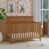image:imagedaVinci Autumn 4in1 Baby Crib Convertible to Toddler Bed Daybed FullSize Bed  Easy Assembly  GREENGUARD Certified  4 Adjustable Mattress Heights  Conversion Kit Sold Separately Chestnut  GREENGUARD Certified Converts to Toddler Bed Daybed FullSize Bed  4 Adjustable Heights  Conversion Kits Sold Separately